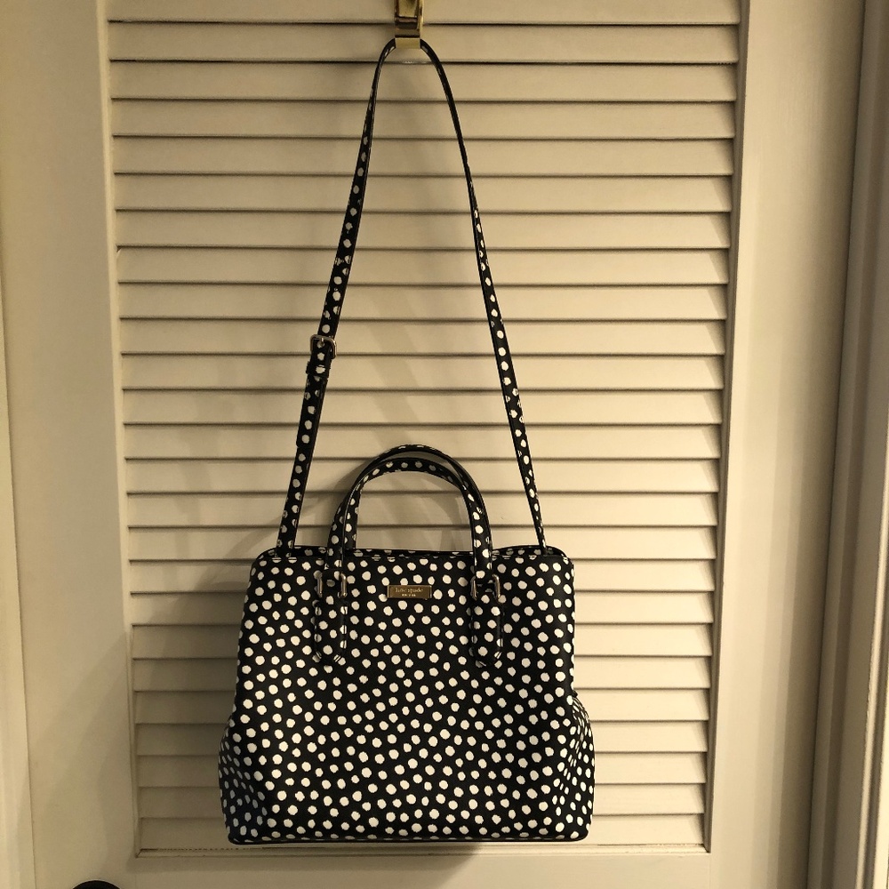 Kate Spade Black & White Polka Dot Handbag